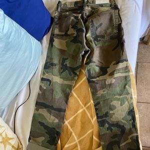 Re/Done Camo Denim Pant